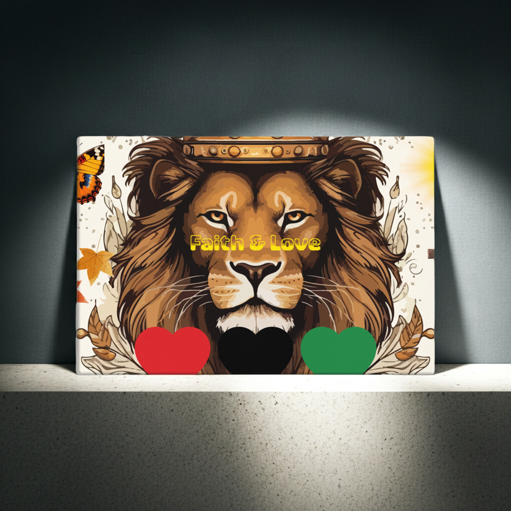 One Luv Lion King Canvas